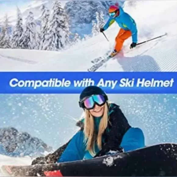 Ski Goggles, Snowboard Goggles for Youth, Teens, Men & Women, Wide View Accessories